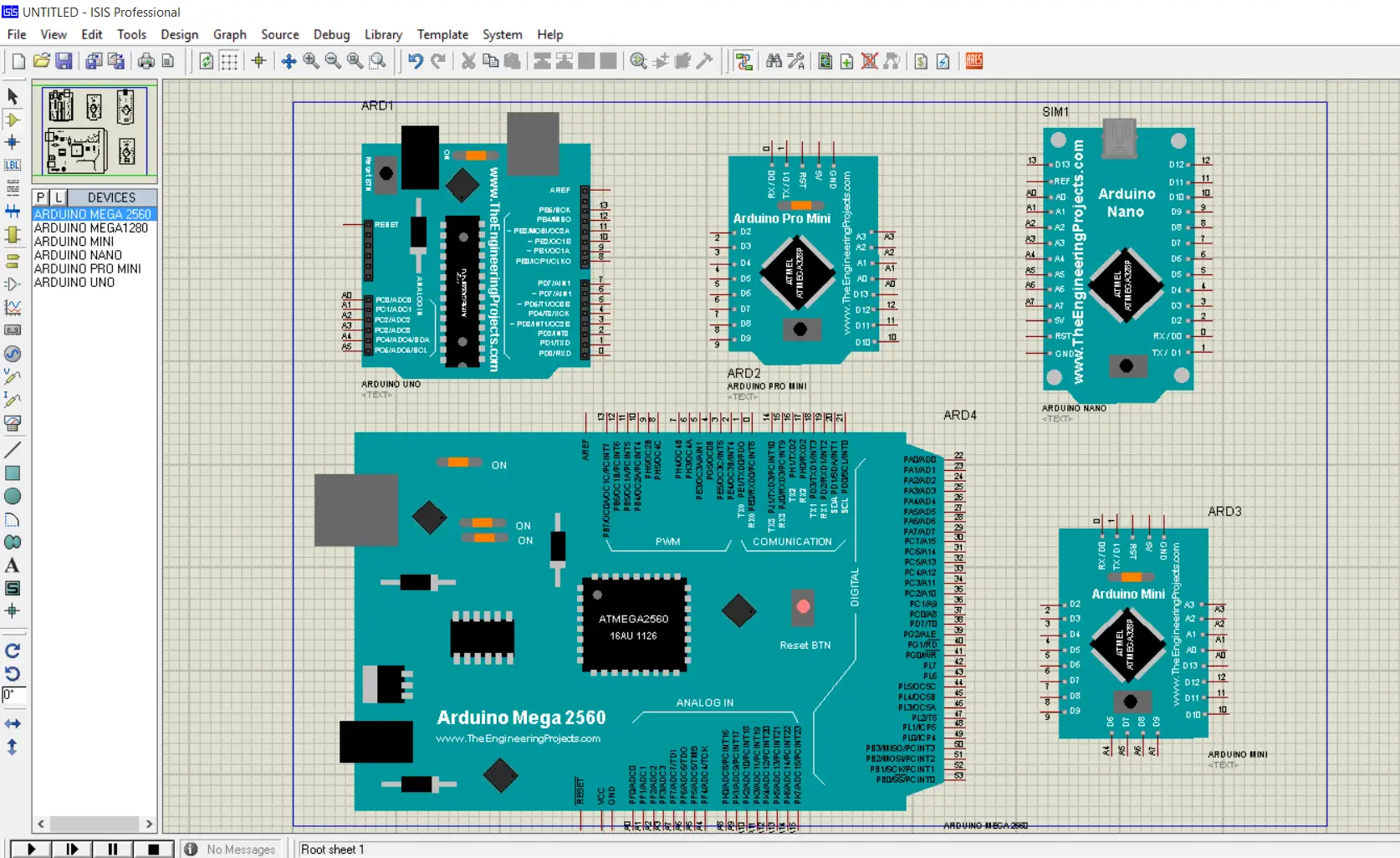 Arduino Library for Proteus