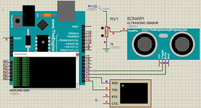 How to add And Simulate Ultrasonic Sensor in Proteus ?