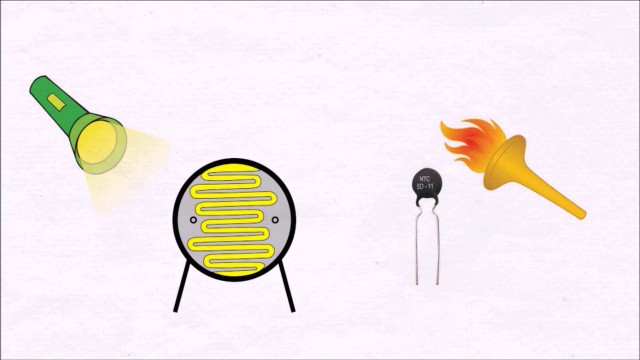 Difference between an LDR and Thermistor