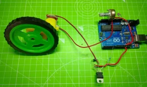 Automated speed control of Motor using LDR with Arduino