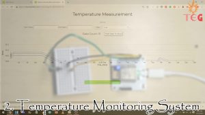 Temperature Monitoring System, one of the top iot projects for beginners