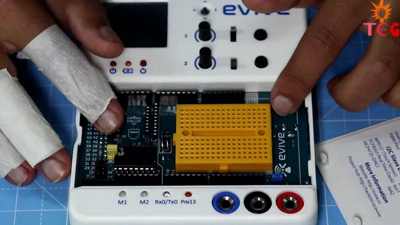 Arduino Mega installed on EVIVE
