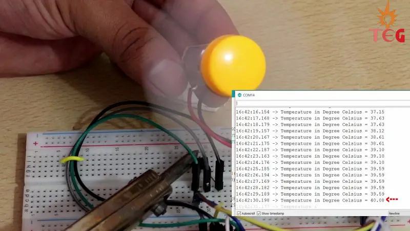 Motor rotates for temperature more than 40 Degree Celsius