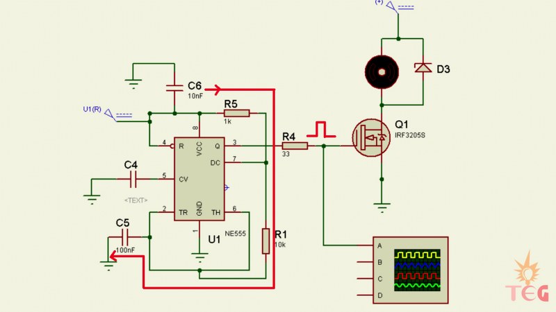 RC charging-discharging circuit