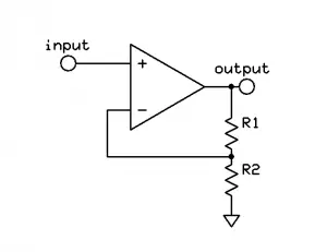 Noninverting amplifier