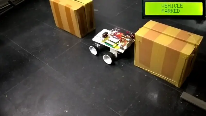 Arduino based Self parking Car