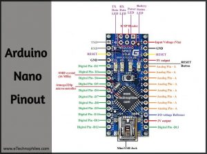Arduino Nano pinout in detail