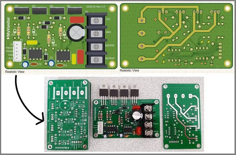 DC Motor Speed Controller Circuit