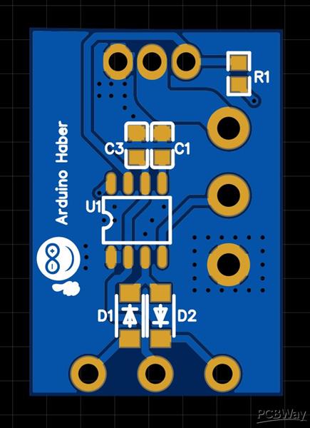 PCB designed in software