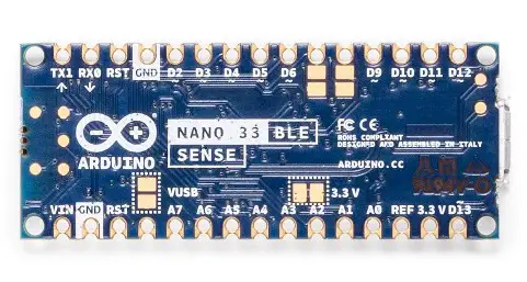 Nano BLE sense Back side