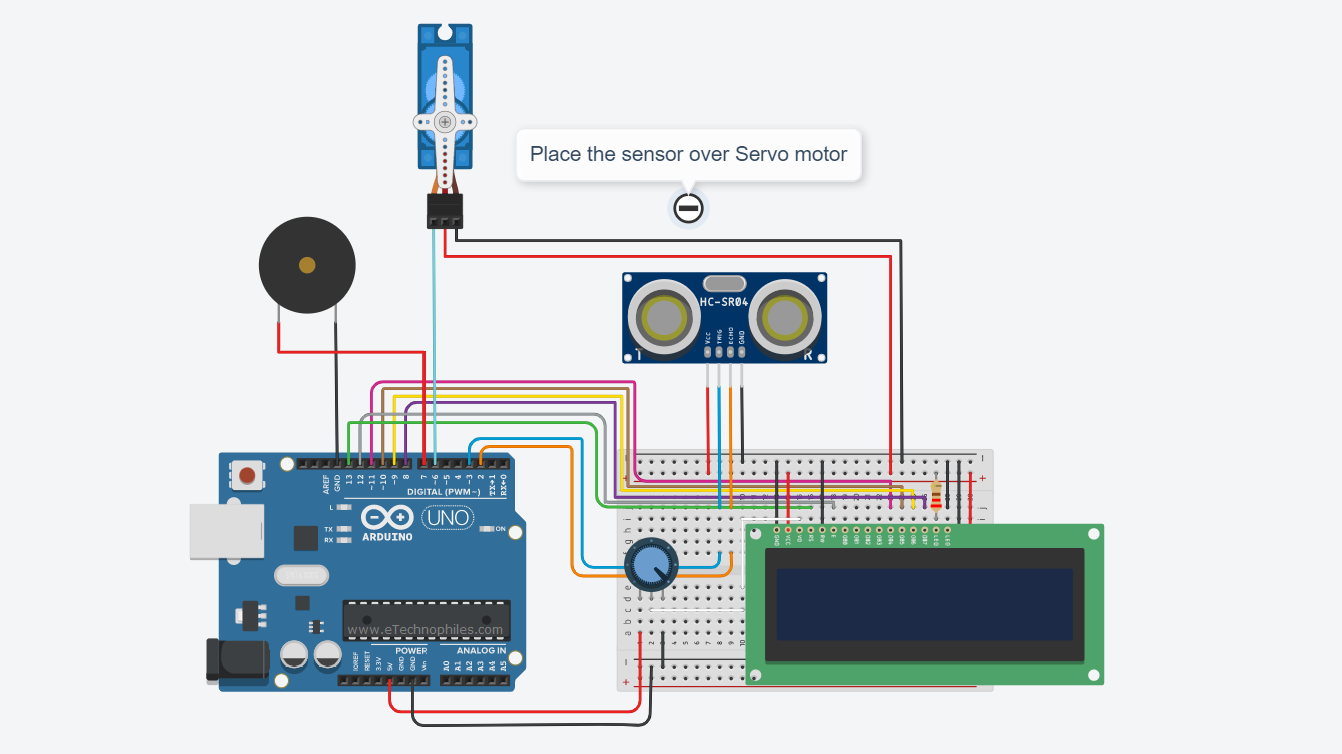 ecurity System using Ultrasonic sensor