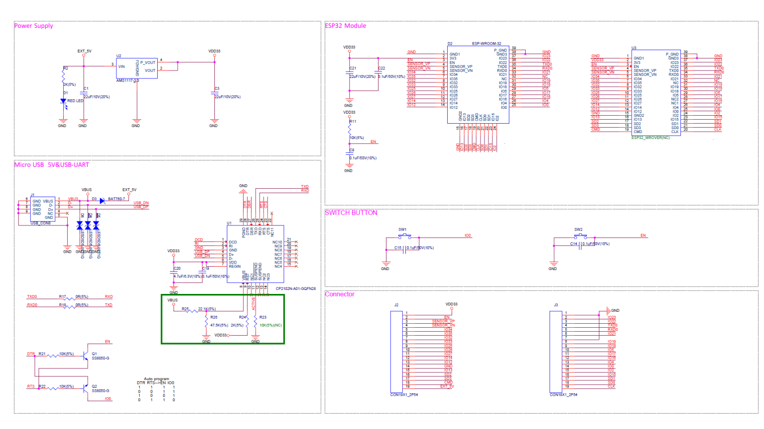 Esp32 Dev Board Pinout Specifications Datasheet And Schematic