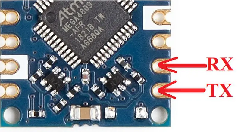 Arduino Nano Every TX and RX pins