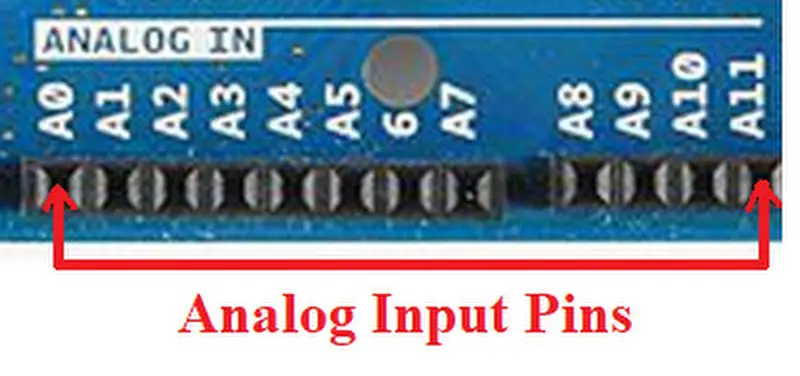 Arduino Due Analog Input pins