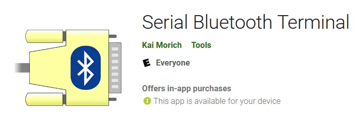 Bluetooth Serial Terminal App