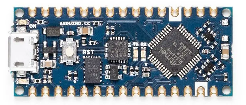 Arduino Nano Every Top view