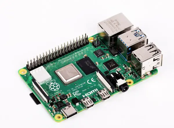 A Raspberry Pi 4 Model B 4GB