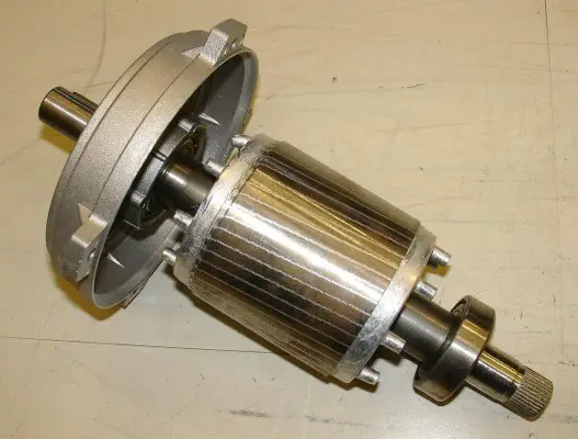 Types of AC motors: Squirrel cage rotor