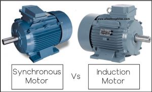 difference between induction motor and synchronous motor