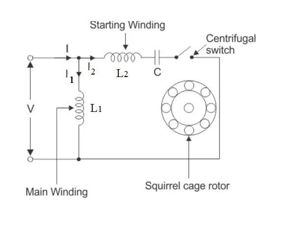 Splitting a single-phase by connecting an Auxiliary winding