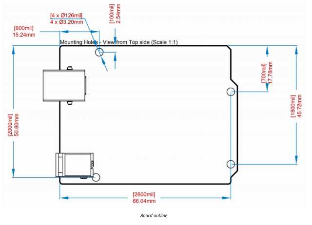 Mechanical Diagram of Arduino UNO