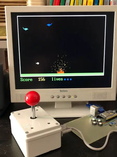 Arcade gaming using ESP32