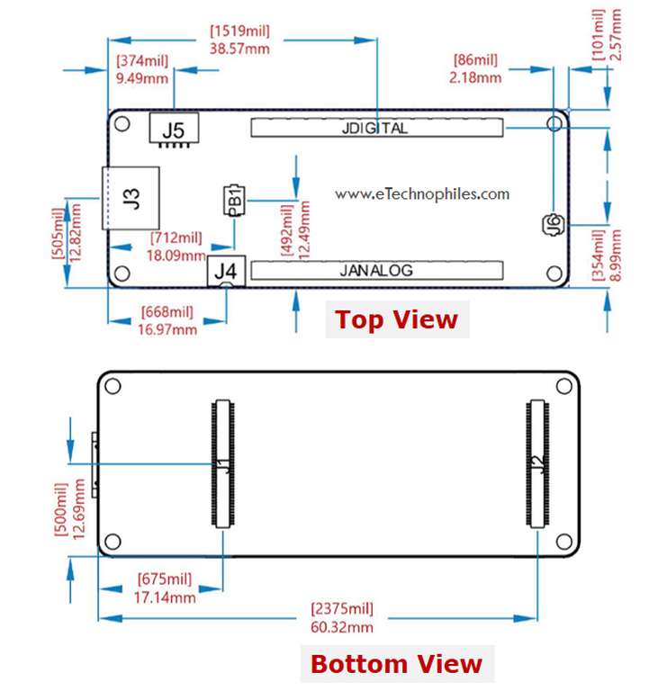 Mechanical drawings on Portenta H7