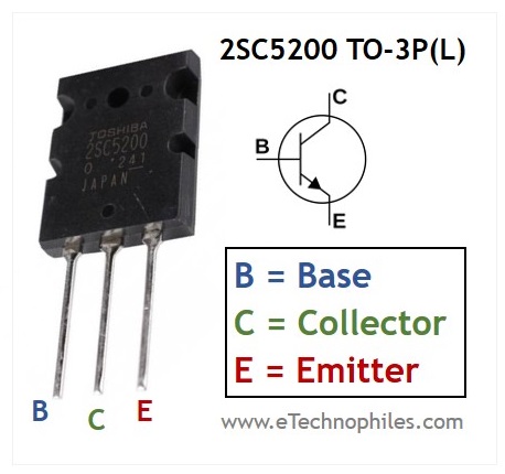 2SC5200 Pinout Diagram