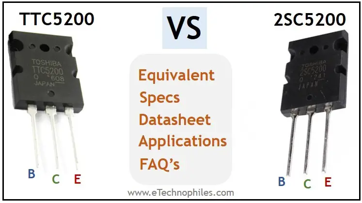 TTC5200 VS 2SC5200 Differences