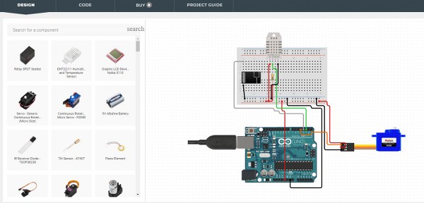 Simulation in circuit.io