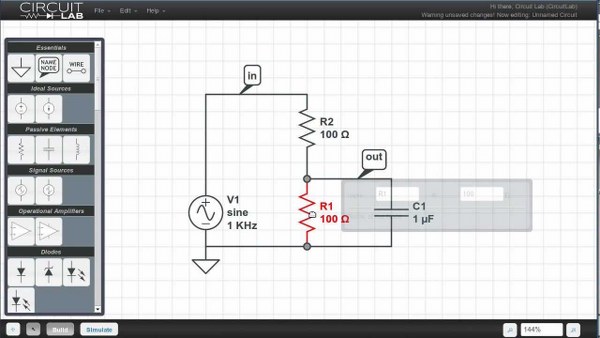 CircuitLab: Online circuit simulator