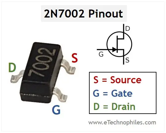 2N7002 Mosfet Pinout