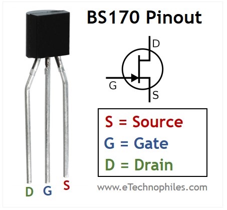 BS170 Mosfet Pinout