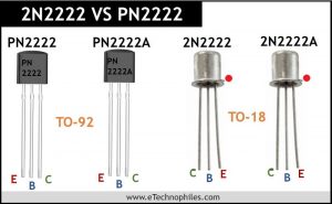 PN2222/PN2222A VS 2N2222/2N2222A