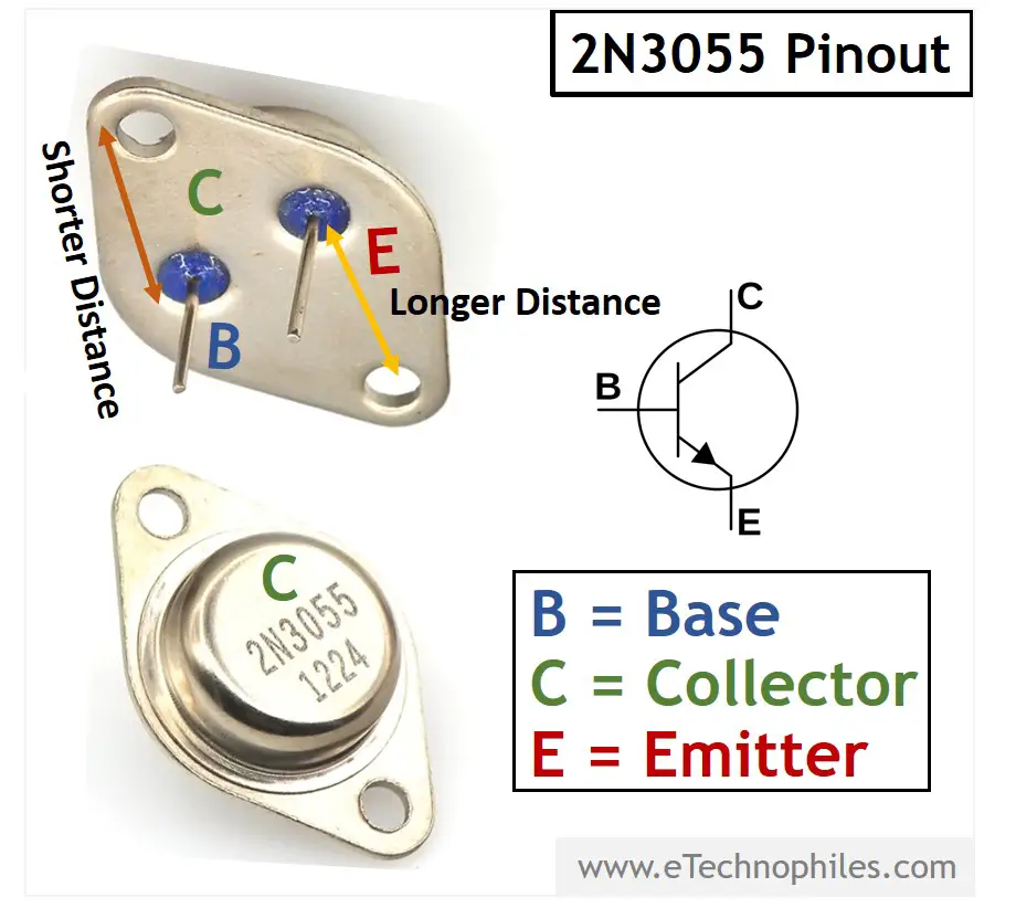 2N3055 Transistor Pin Diagram