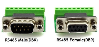 RS485 Connector male and female