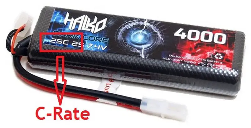 C-rate of a battery