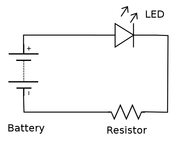A simple LED circuit