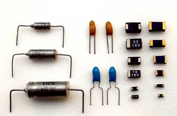 Different tantalum capacitors