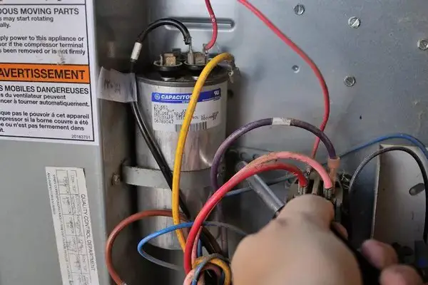 Removing an old capacitor