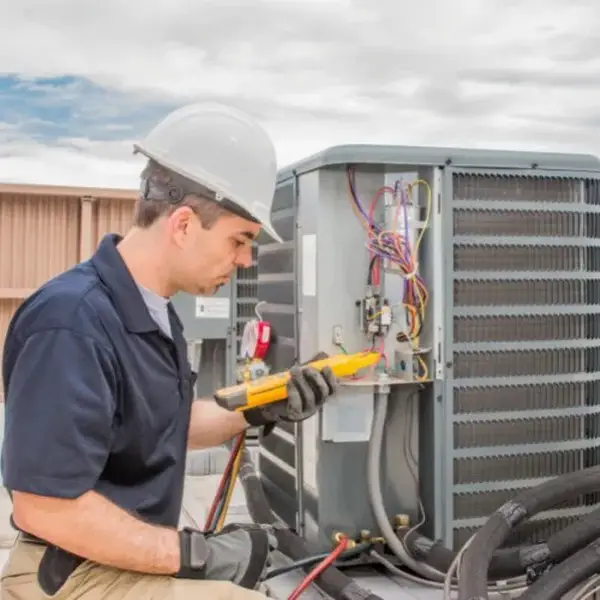 Testing an HVAC capacitor