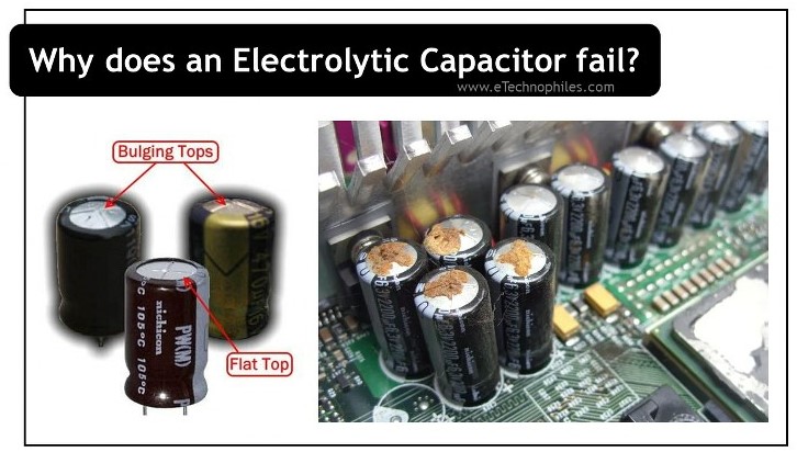 how does an electrolytic capacitor fail