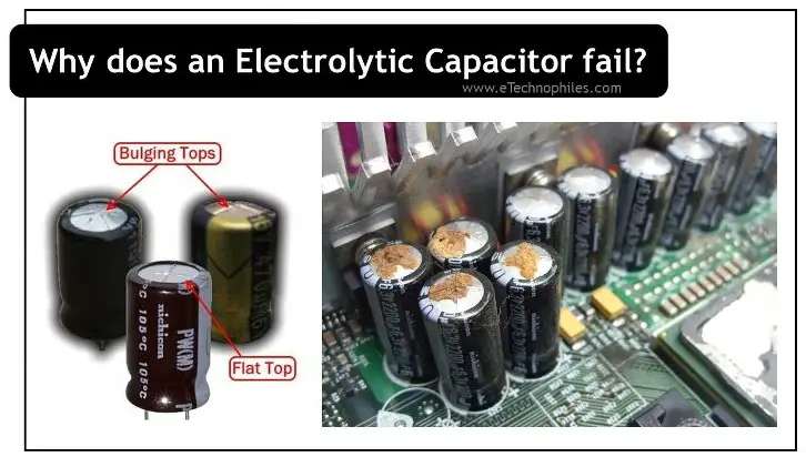 how does an electrolytic capacitor fail