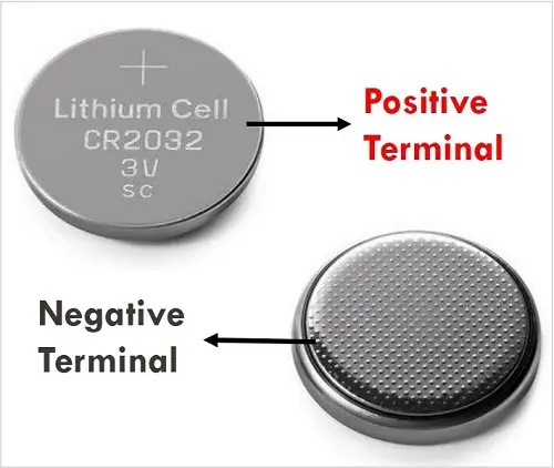 CR2032 Polarity