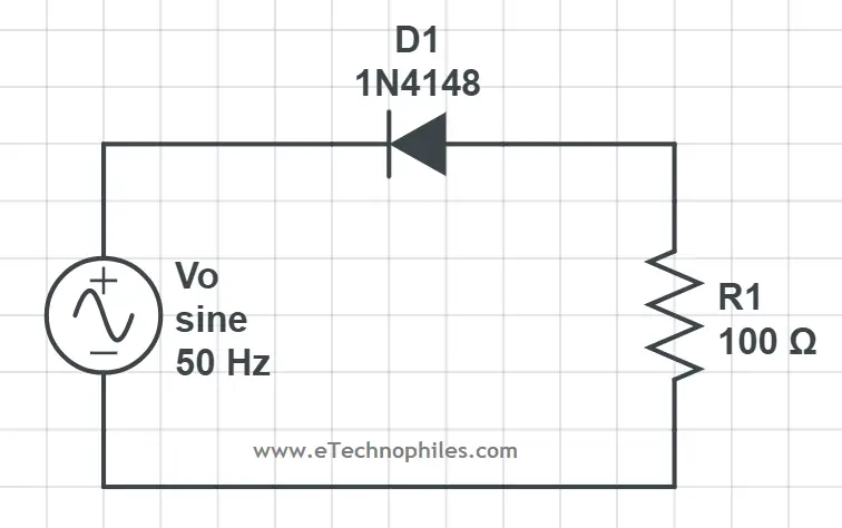 Negative half wave rectifier