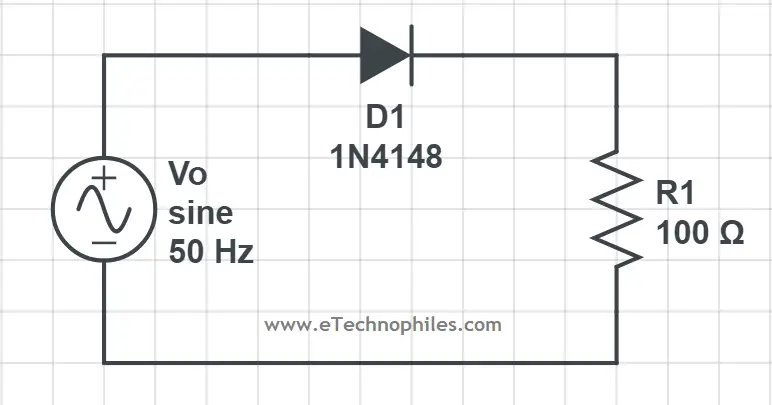 Positive half wave rectifier