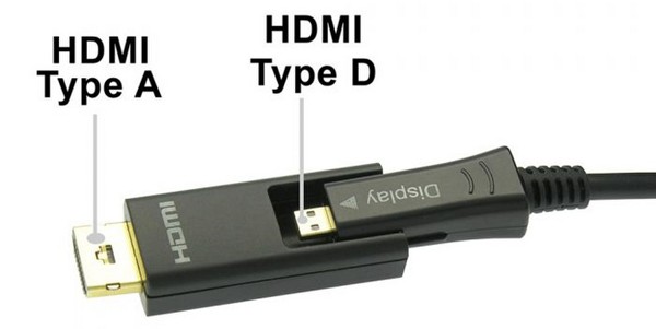 2 in 1 HDM connector