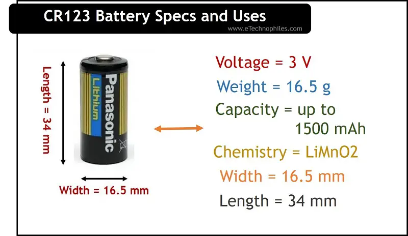 CR123 battery
