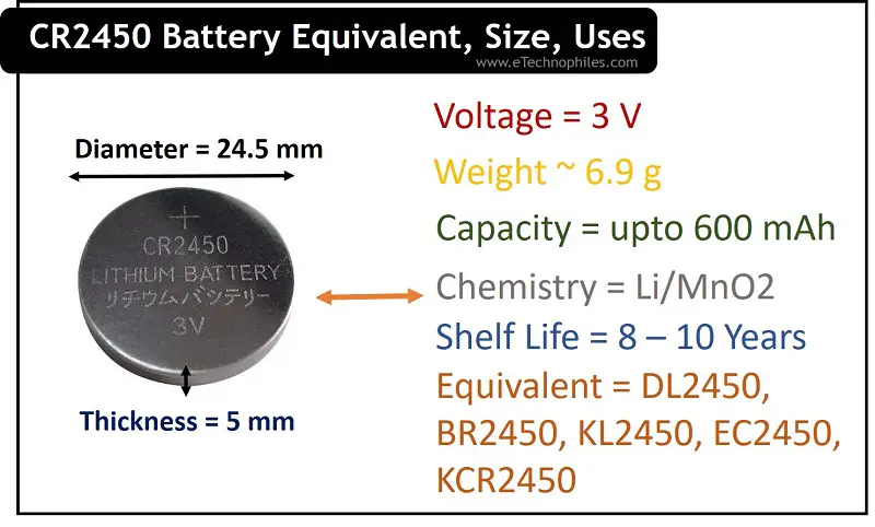 CR2450 Battery