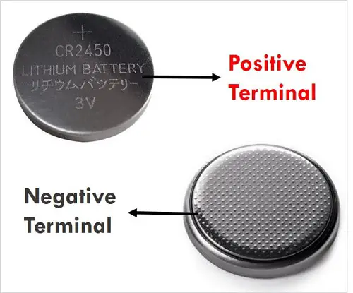 CR2450 terminals